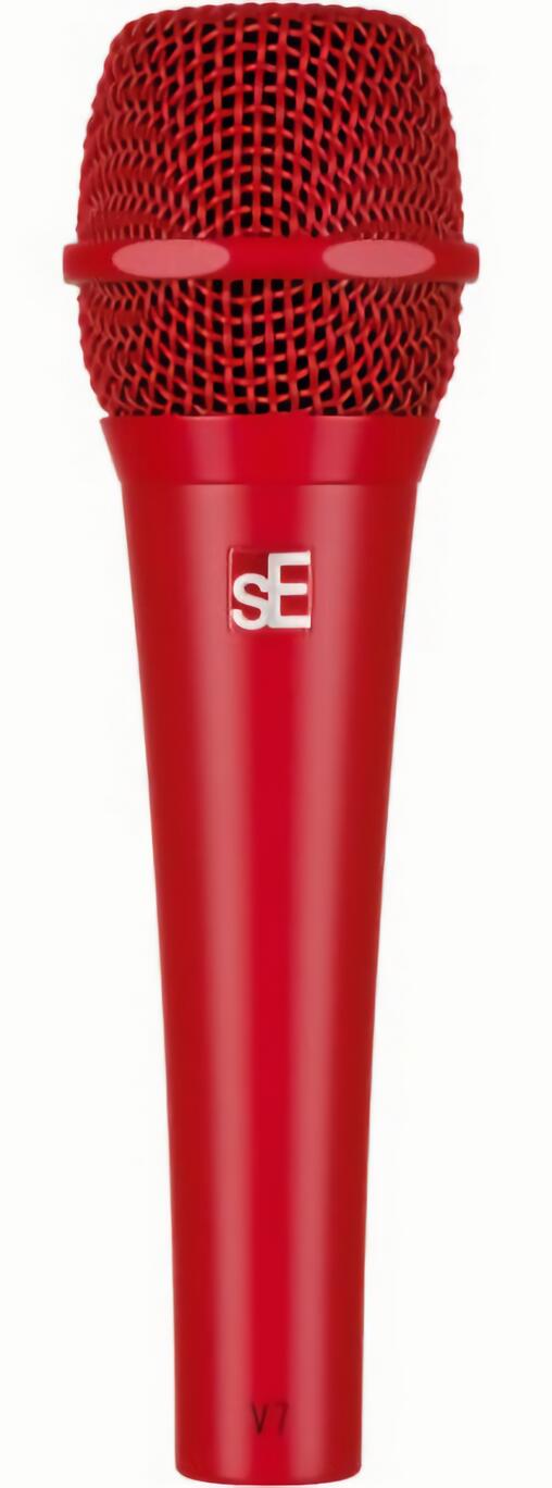(EU) Динамический микрофон sE Electronics V7 Red, с алюминиевым звуковым катушкой