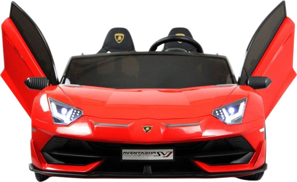 Детский электромобиль RiverToys Lamborghini Aventador SVJ (A111MP) красный