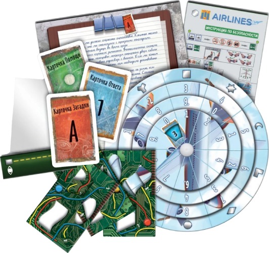 Настольная игра ZVEZDA EXIT- Квест: Полет в неизвестность (ZV-8794)