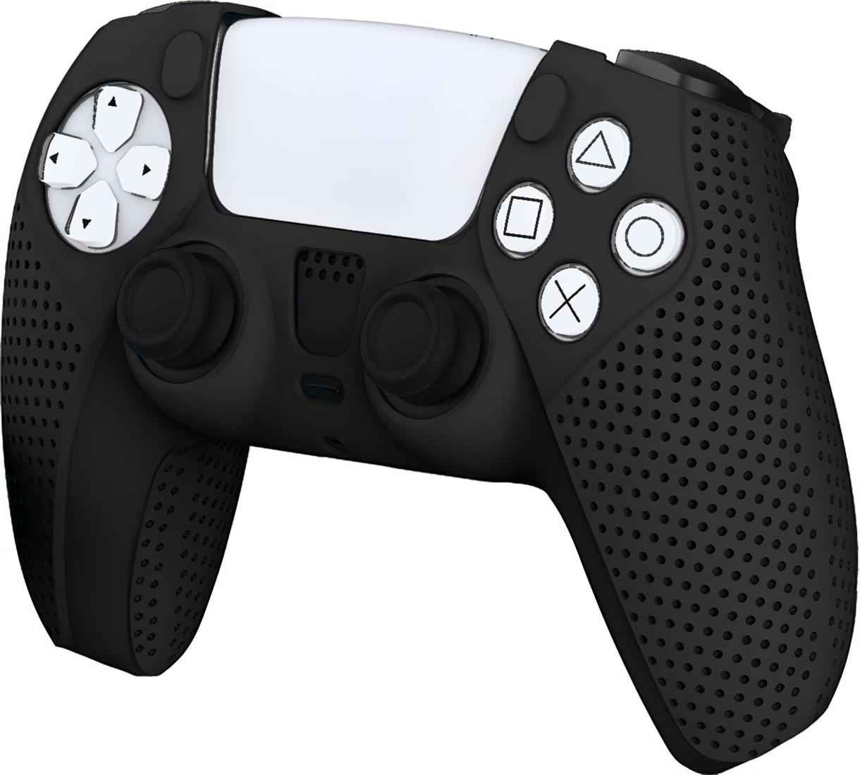 Силиконовый чехол для геймпада Sony DualSense PS5 (TP5-0541) чёрный