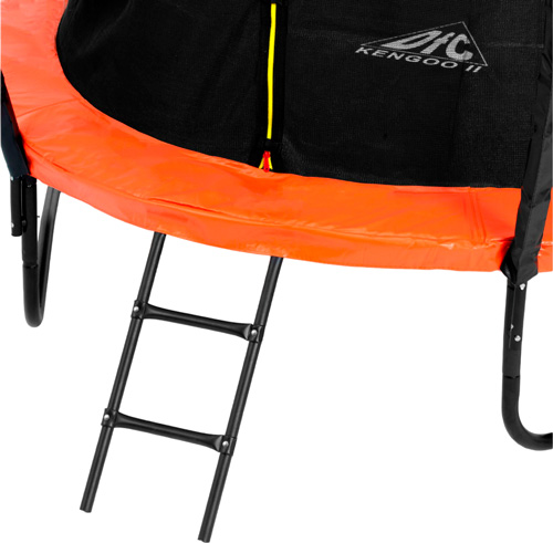 Батут DFC KENGOO II 5ft чёрно-оранжевый, внутр.сетка (152см) 5FT-BAS-BO