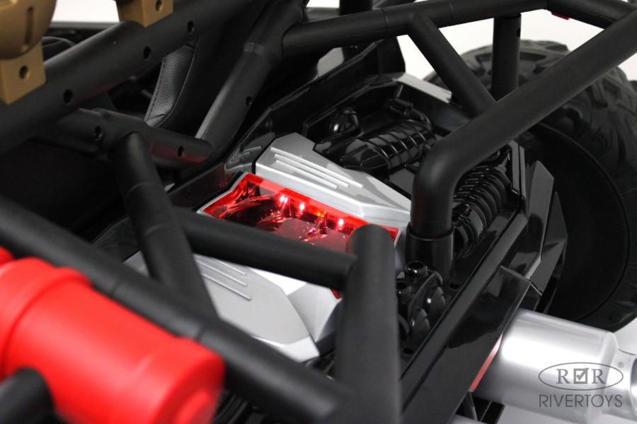 Детский электромобиль RiverToys JS3168 черный