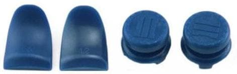 Комплект FPS Grips Call of Duty Infinite Warfare: 2 накладки на стики + 2 накладки на триггеры геймпада Sony DualShock 4 (синие)