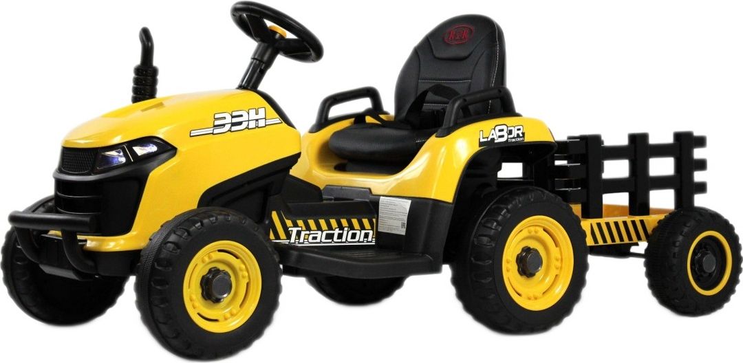 Детский электромобиль RiverToys K111KK желтый