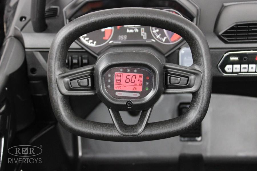 Детский электромобиль RiverToys JS3168 черный