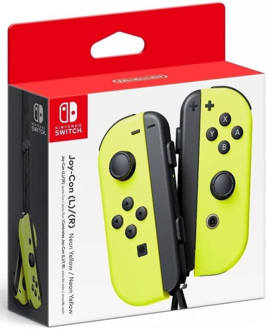 Два контроллера Joy-Con (жёлтый)
