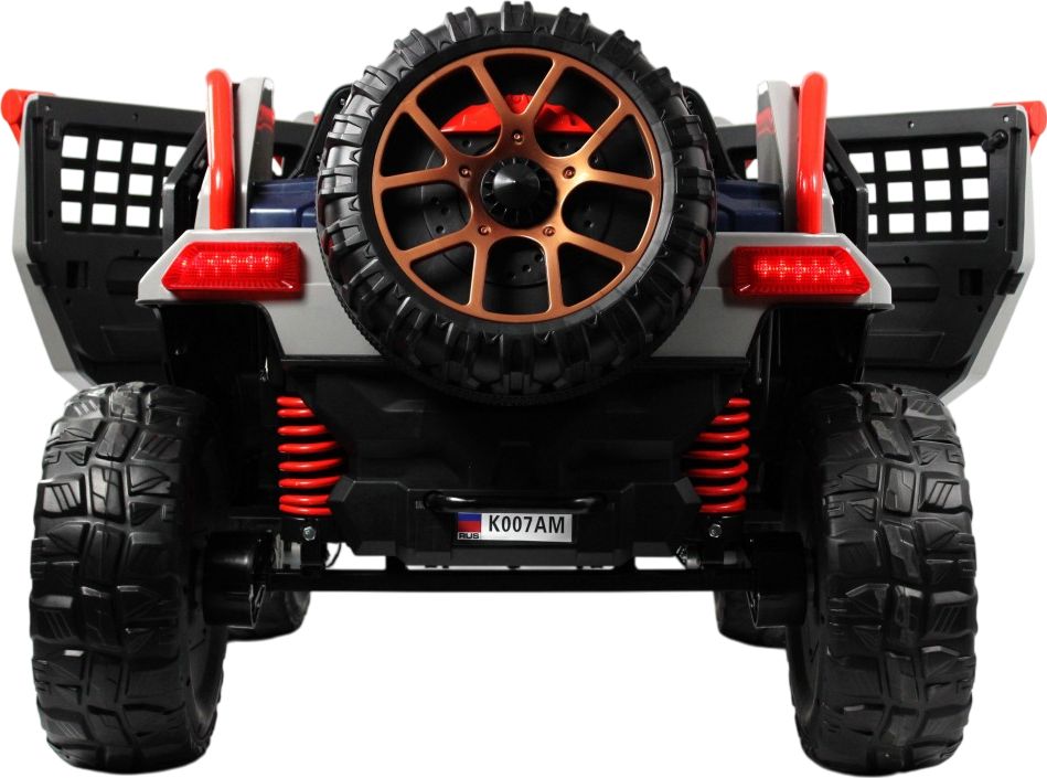 Детский электромобиль RiverToys K007AM серый