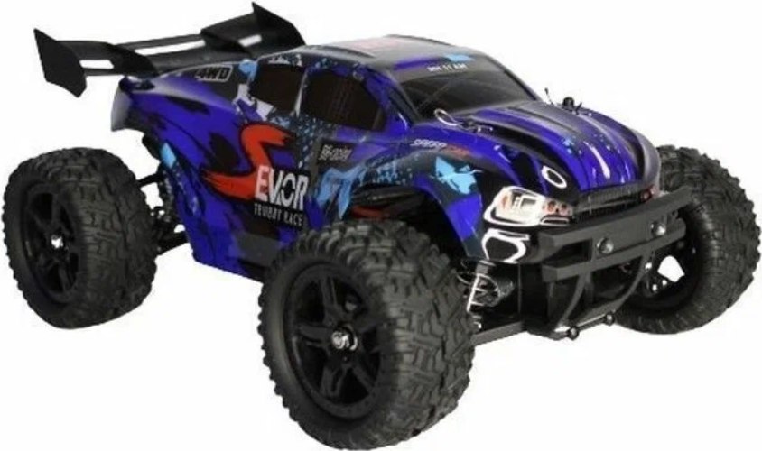 Радиоуправляемая модель Remo Hobby трагги S EVO-R V2.0 4WD (1к16) синий (RH1661V2-BLUE)