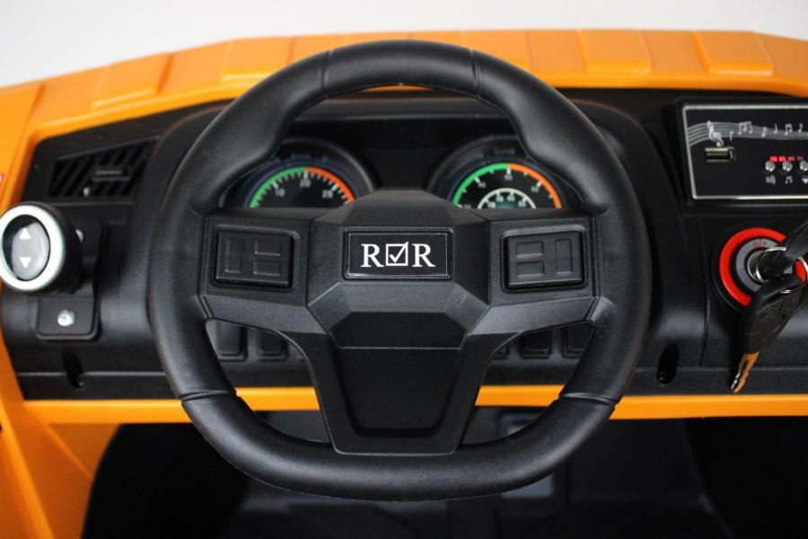 Детский электромобиль RiverToys C444CC оранжевый