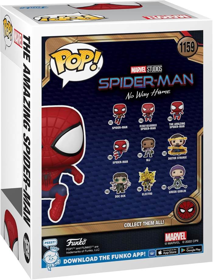 Фигурка Funko Pop! Marvel: Spider-Man No Way Home - The Amazing Spider Man (Leaping) (1159)