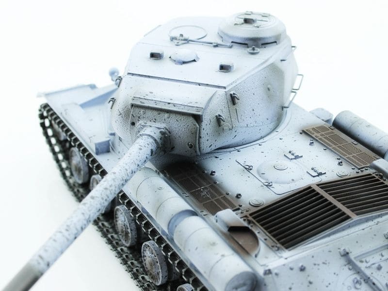 Р/У танк Taigen 1/16 ИС-2 модель 1944, СССР, зимний, (для ИК танкового боя) 2.4G, TG3928-1S-IR