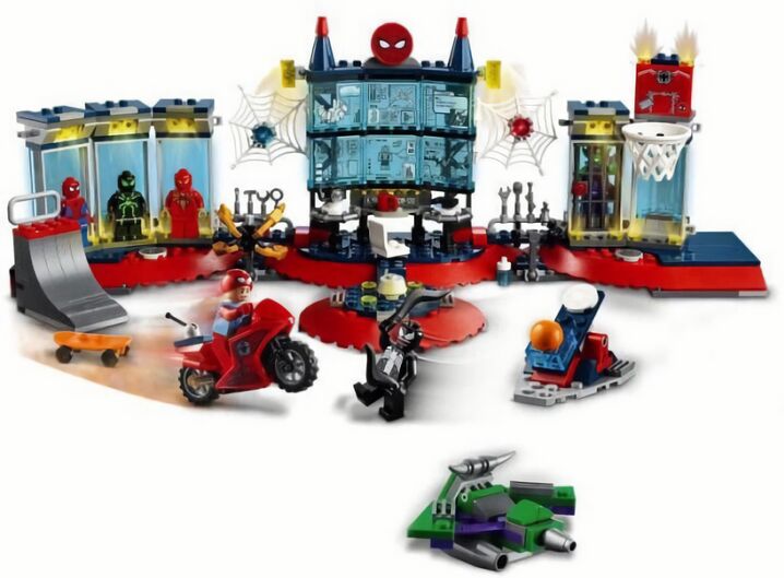 (EU) Конструктор LEGO Marvel Super Heroes Нападение на мастерскую паука (76175)