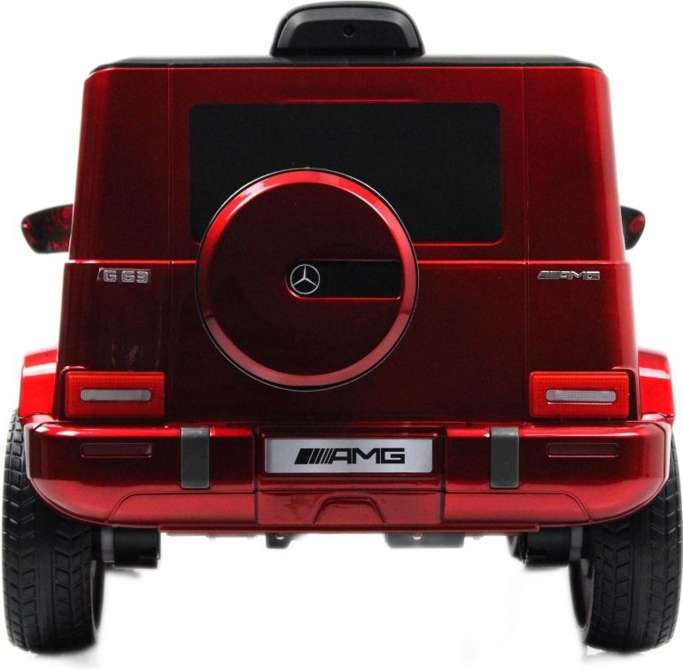 Детский электромобиль RiverToys Mercedes-AMG G63 4WD (G333GG) красный глянец