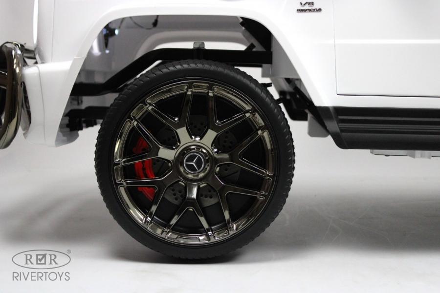 Детский электромобиль RiverToys Mercedes-AMG G63 4WD (S307) белый