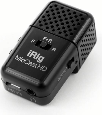 (EU) USB-микрофон IK Multimedia iRig Mic Cast HD, портативный для iOS/Android, 24 бит/96 кГц