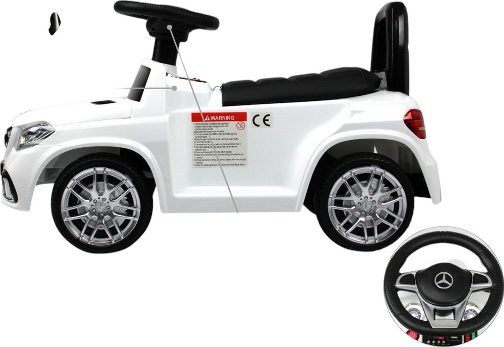 Детский толокар Mercedes-AMG GLS 63 RiverToys (HL600) (белый)