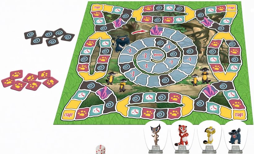 Настольная игра ZVEZDA Лео и Тиг. Таинственная пещера., детская, ZV-8771