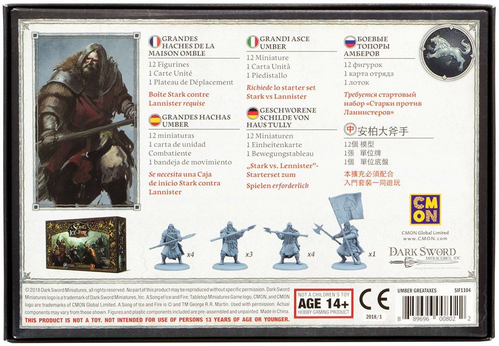 Настольная игра Hobby World Песнь льда и огня: Боевые топоры Амберов (SIF1104)