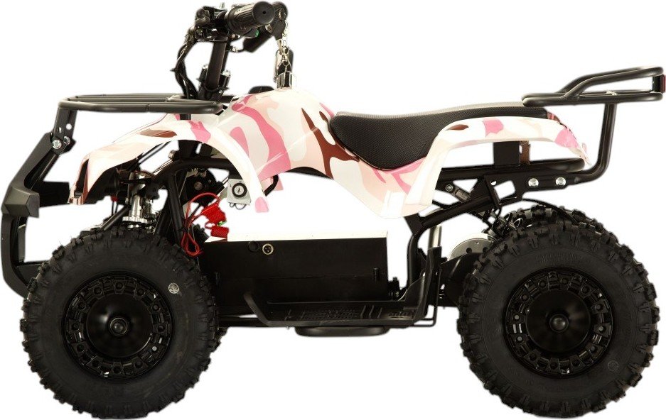 Детский электроквадроцикл RiverToys (ANRI) (розовый камуфляж)
