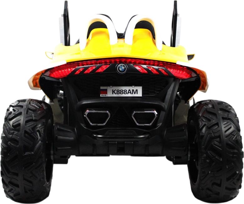 Детский электромобиль RiverToys K888AM желтый