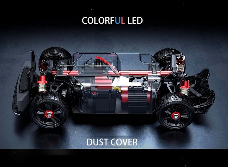 Радиоуправляемая машина для дрифта MJX Hyper Go 14302 Lancia Delta Brushless 4WD 2.4G LED 1/14 RTR (EXA79102R)