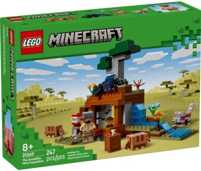 (EU) Конструктор LEGO Minecraft Экспедиция в шахту броненосцев (21269)