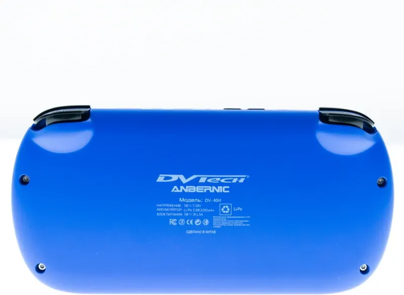 Портативная игровая приставка DVTech Anbernic DV40-H (синяя)