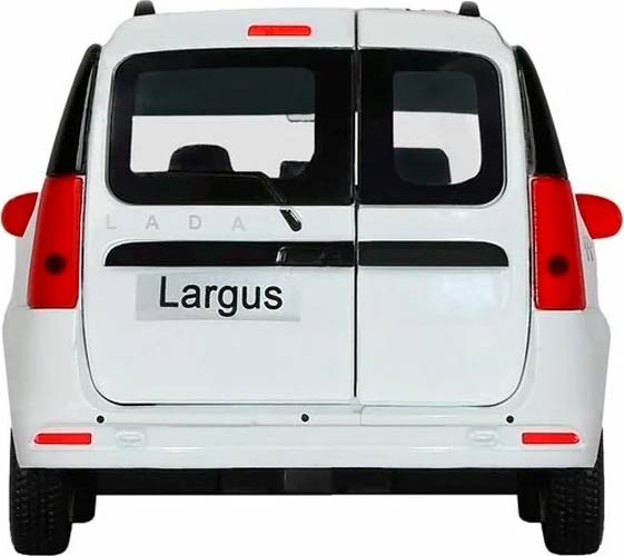 Машина АВТОПАНОРАМА Яндекс.Такси LADA LARGUS (белый) (JB1251343)