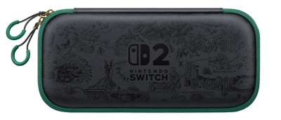 Фирменный чехол + плёнка на экран для Nintendo Switch 2 The Legend of Zelda - 40th Anniversary Editi