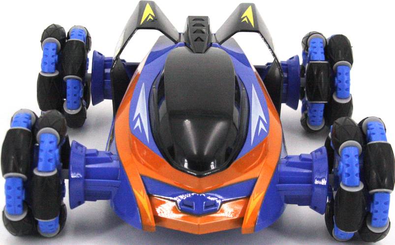 Радиоуправляемая модель Lingsheng машина для дрифта на роликовых колесах (1к14) синяя (955-90)