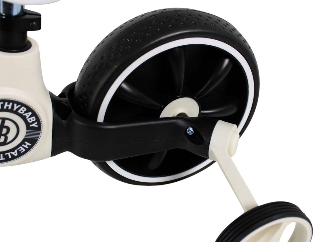 Детский беговел-велосипед RiverToys (HB-318) (черный)