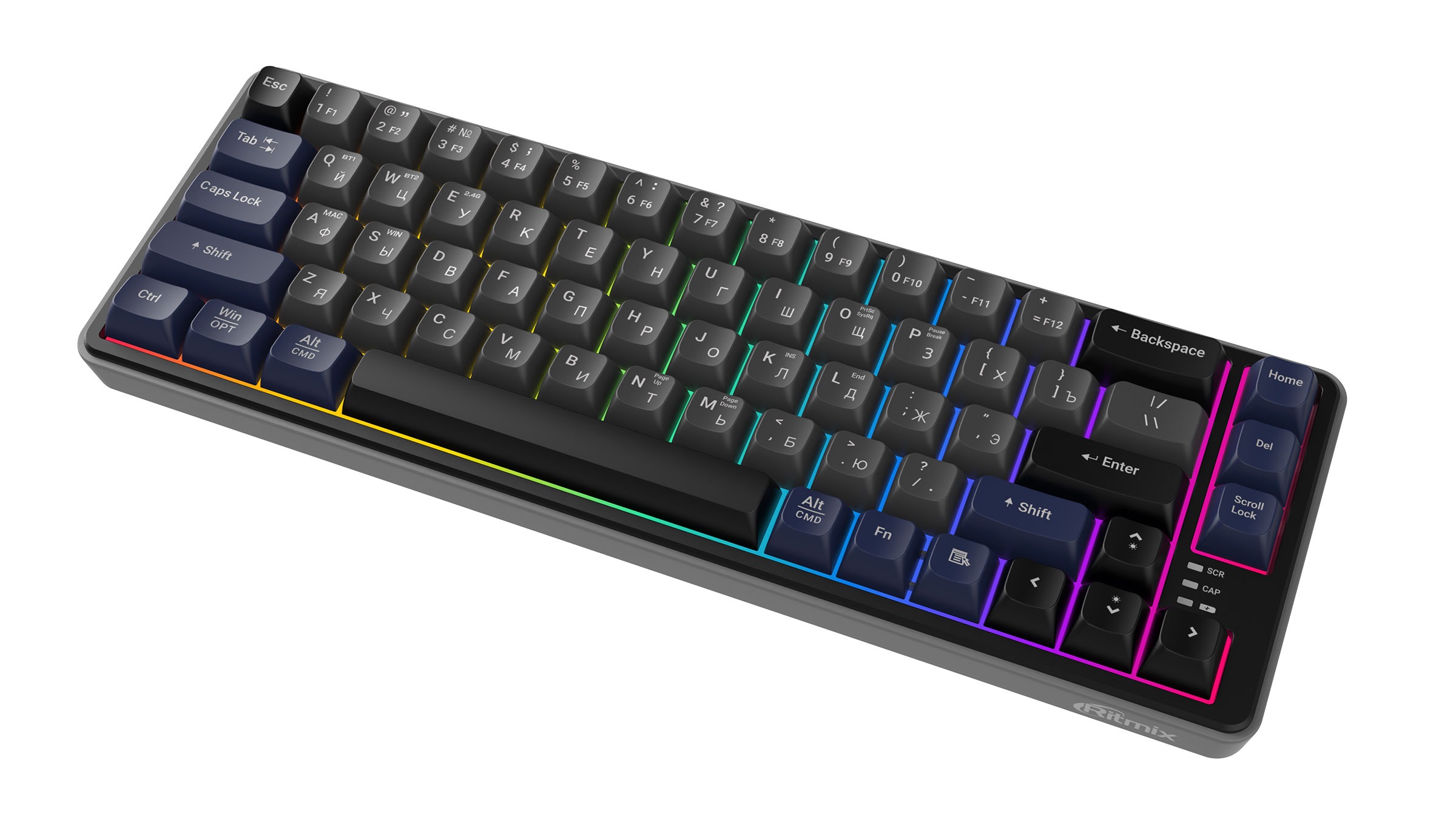 Клавиатура Ritmix RKB-868WBL, Чёрная