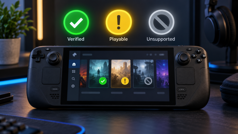 Steam Deck Verified, Playable и Unsupported — что означают значки совместимости