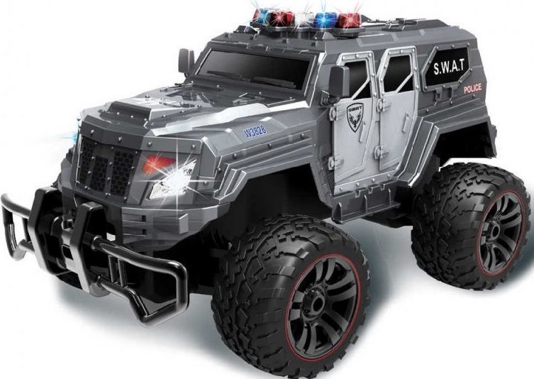 Радиоуправляемая модель Wineya полицейский джип SWAT (1к12) (W3828N)