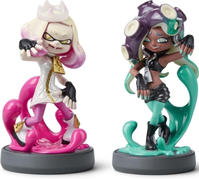 Набор из 2-х фигурок Amiibo Off the Hook Set Мариша и Жемчик / Pearl and Marina (Splatoon Collection