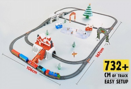 Железная дорога Новогодний Экспресс BSQ 732 см (BSQ-21816)