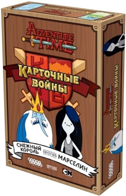 (EU) Настольная игра Hobby World Время приключений. Карточные войны. Снежный король против Марселин