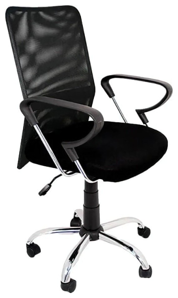 (EU) Офисное кресло FURNITURE STYLE Helena, Чёрное