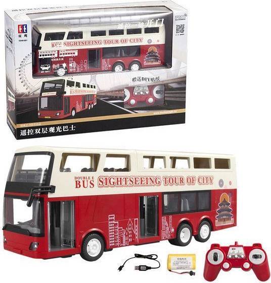 Радиоуправляемая модель Double Eagle E640-003 двухэтажный автобус  (1к18)