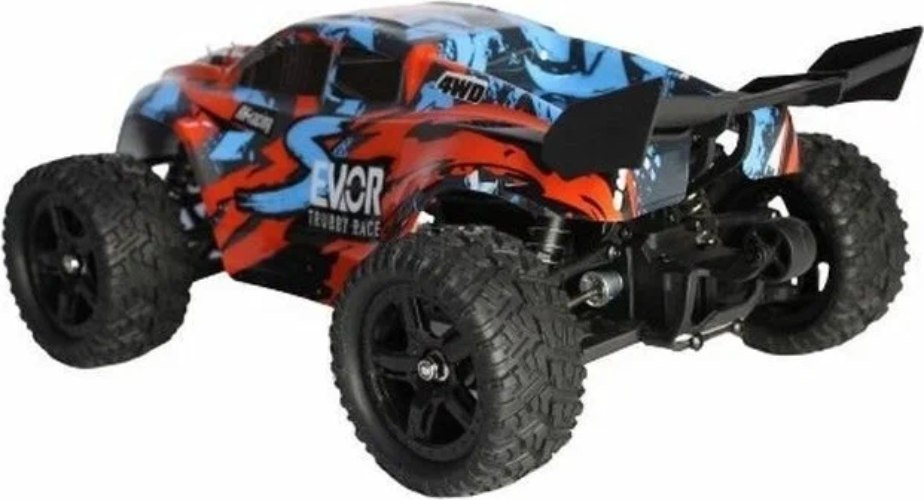 Радиоуправляемая модель Remo Hobby трагги S EVO-R V2.0 4WD (1к16) красный (RH1661V2-RED)