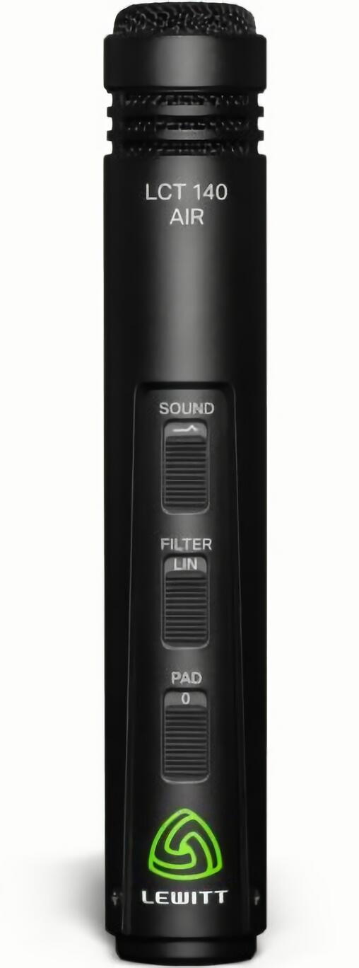 (EU) Инструментальный микрофон Lewitt LCT 140 AIR, конденсаторный, кардиоида, малая диафрагма, два режима звучания