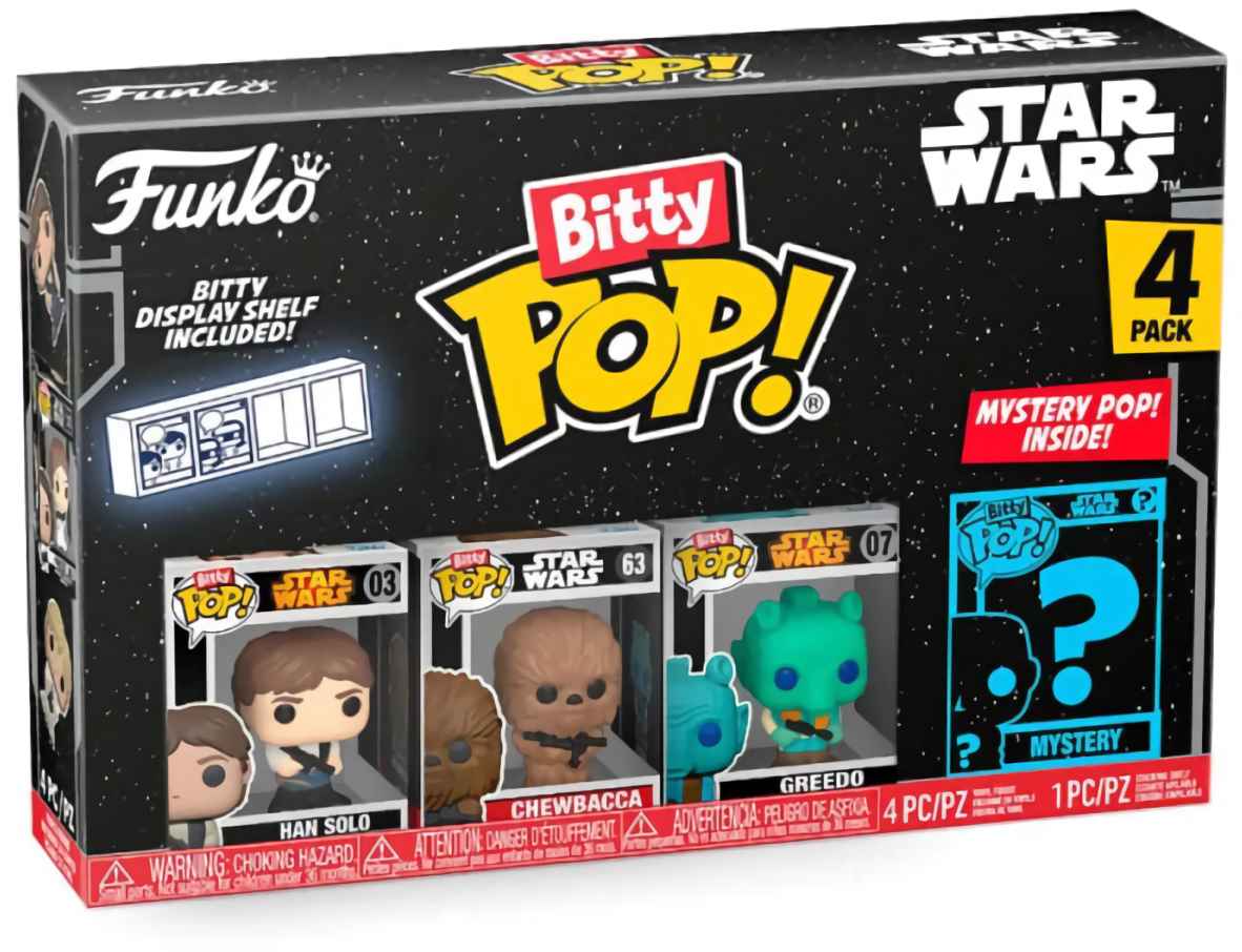 (EU) Фигурка Funko POP! Star Wars: Han Solo, Chewbacca, Greedo and Mystery 4-Pack (71513)