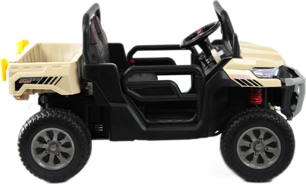 Детский электромобиль RiverToys H005HH кремовый