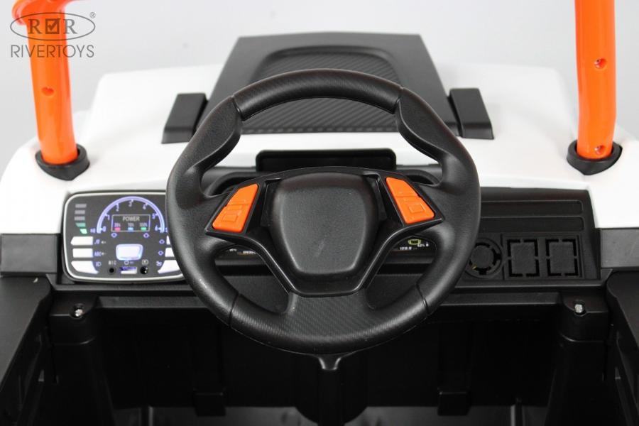 Детский электромобиль RiverToys F888FF-A 4WD оранжевый