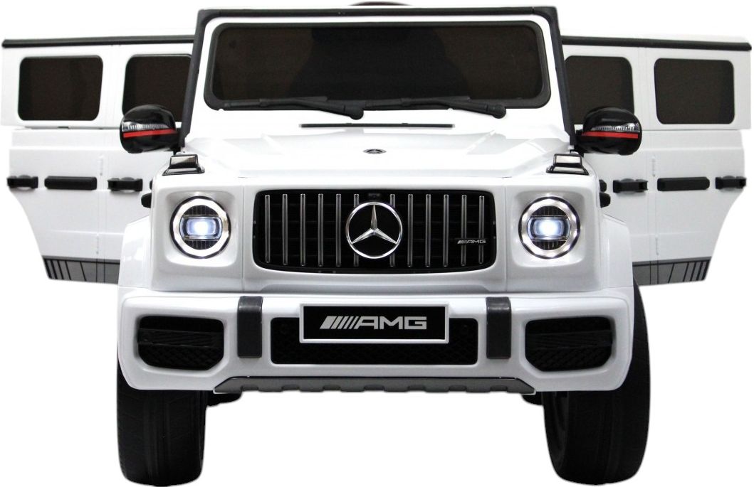 Детский электромобиль RiverToys Mercedes-Benz G63 4WD (Mercedes-AMG-G63-4WD-K999KK-WHITE) белый
