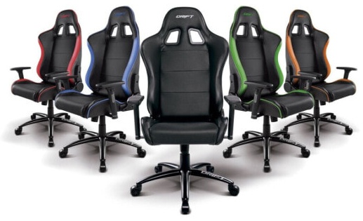 (EU) Игровое кресло DRIFT DR200B, 242582766, Чёрное