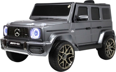 Детский электромобиль RiverToys Mercedes-Benz G63 (T999TT-SILVER-GLANEC     ) серый глянец