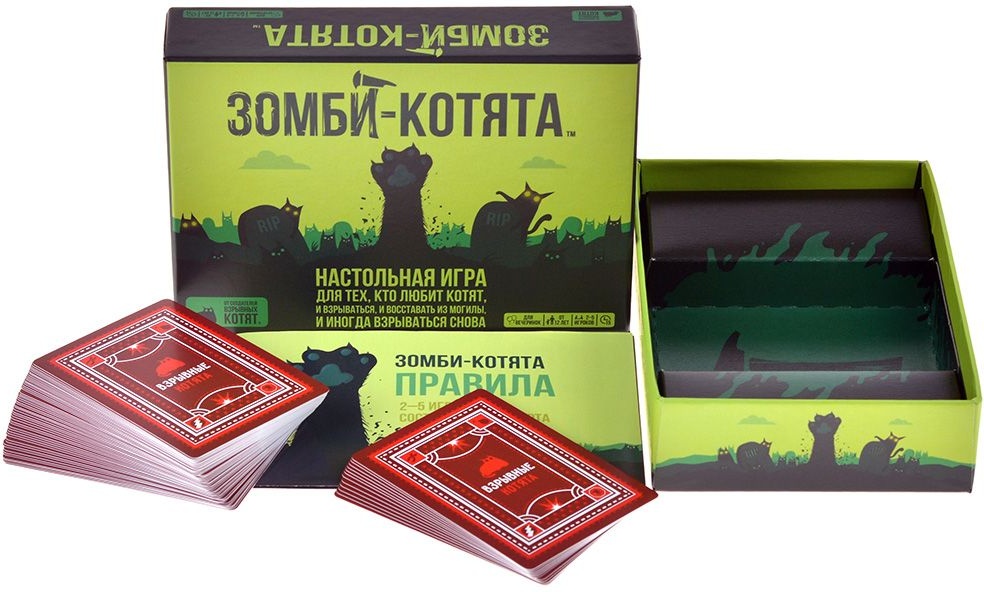 (EU) Настольная игра Hobby World Зомби-котята