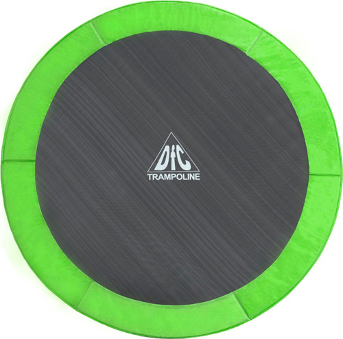 Батут DFC Trampoline Fitness 16ft зеленый, наружн.сетка,  два короба (488см) 16FT-TR-LG