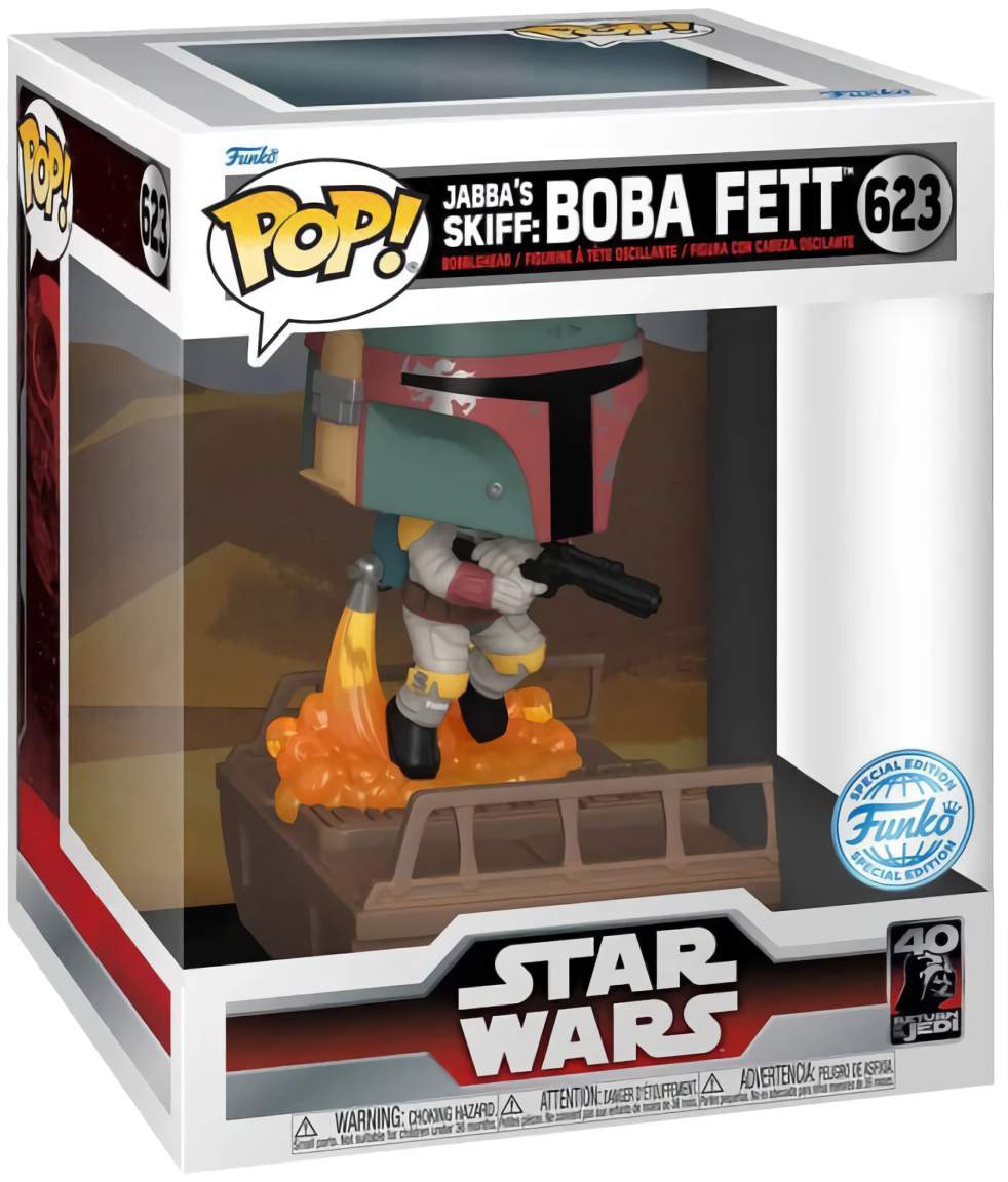 (EU) Фигурка Funko POP! Star Wars Jabba's Skiff: Boba Fett (623)
